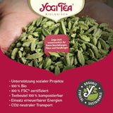 Yogi Tea - Ceai verde cu ghimbir și lămâie, ceai ayurvedic organic cu condimente și plante, amestec de ceai verde, ghimbir și lămâie, pachet de 3 ceaiuri Yogi, 3X17 pliculețe (51 pliculețe de ceai în total), ideal ca cadou