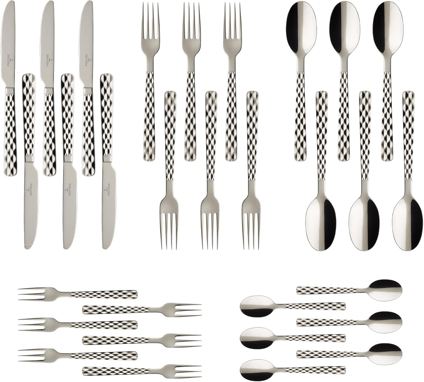 Villeroy & Boch - Boston set tacâmuri 30 piese, 6 persoane Bucatarie Naty Shop