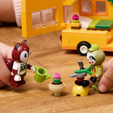LEGO Animal Crossing Gerd's Caravan & Garden, set pentru jocuri de rol, mașină de jucărie pentru copii, cadou pentru fete și băieți de la 7 ani, jucărie pentru jocuri video cu figurine de animale 77054 Seturi de constructie Besuche den LEGO-Store