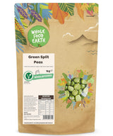 Mazăre verde despicată organică Wholefood Earth – 1 kg