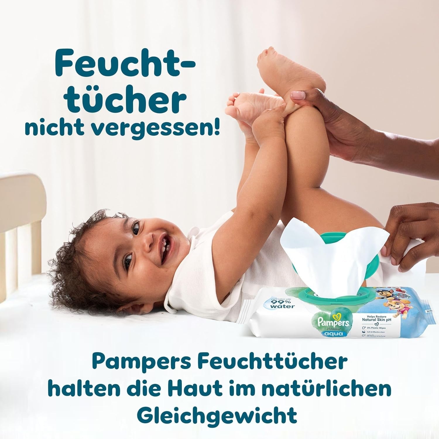 Scutece Pampers Baby-Dry Ediția Patrula Cățelușilor, mărimea 4, 222 de scutece, 9 kg - 14 kg, protecție împotriva scurgerilor de până la 100% și confort toată noaptea
