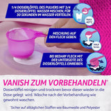 Vanish Oxi Action Powder Pink - 1,125 Kg - pudră de îndepărtare a petelor și de îmbunătățire a rufelor fără clor - pentru rufe colorate Detergenti Rufe Naty Shop