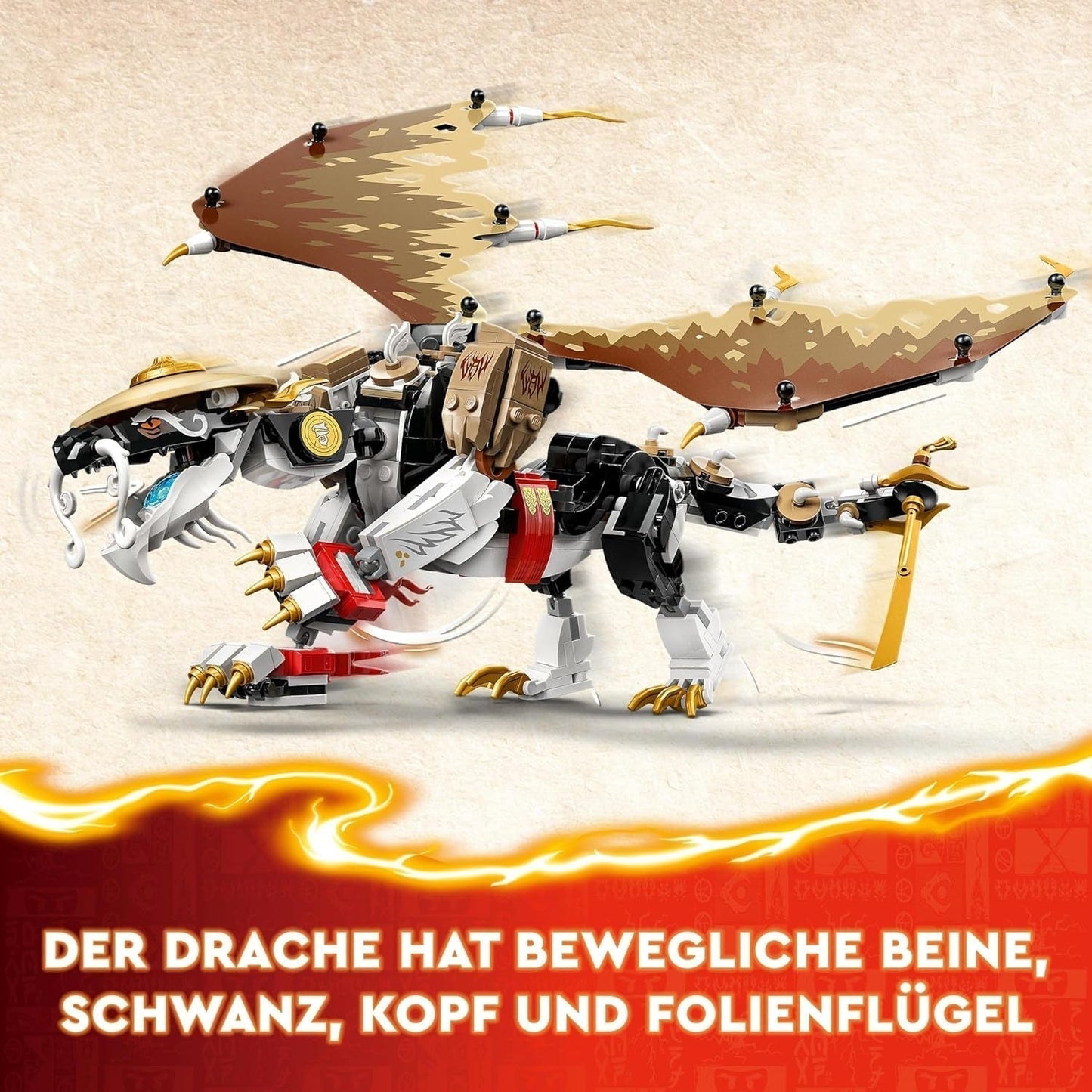LEGO NINJAGO Egalt Maestrul Dragon, Set Ninja cu jucărie Dragon și 5 figuri, inclusiv Lloyd și NYA, Maestrul Dragon, cadou pentru băieți și fete de la 8 ani 71809 Seturi de constructie Besuche den LEGO-Store