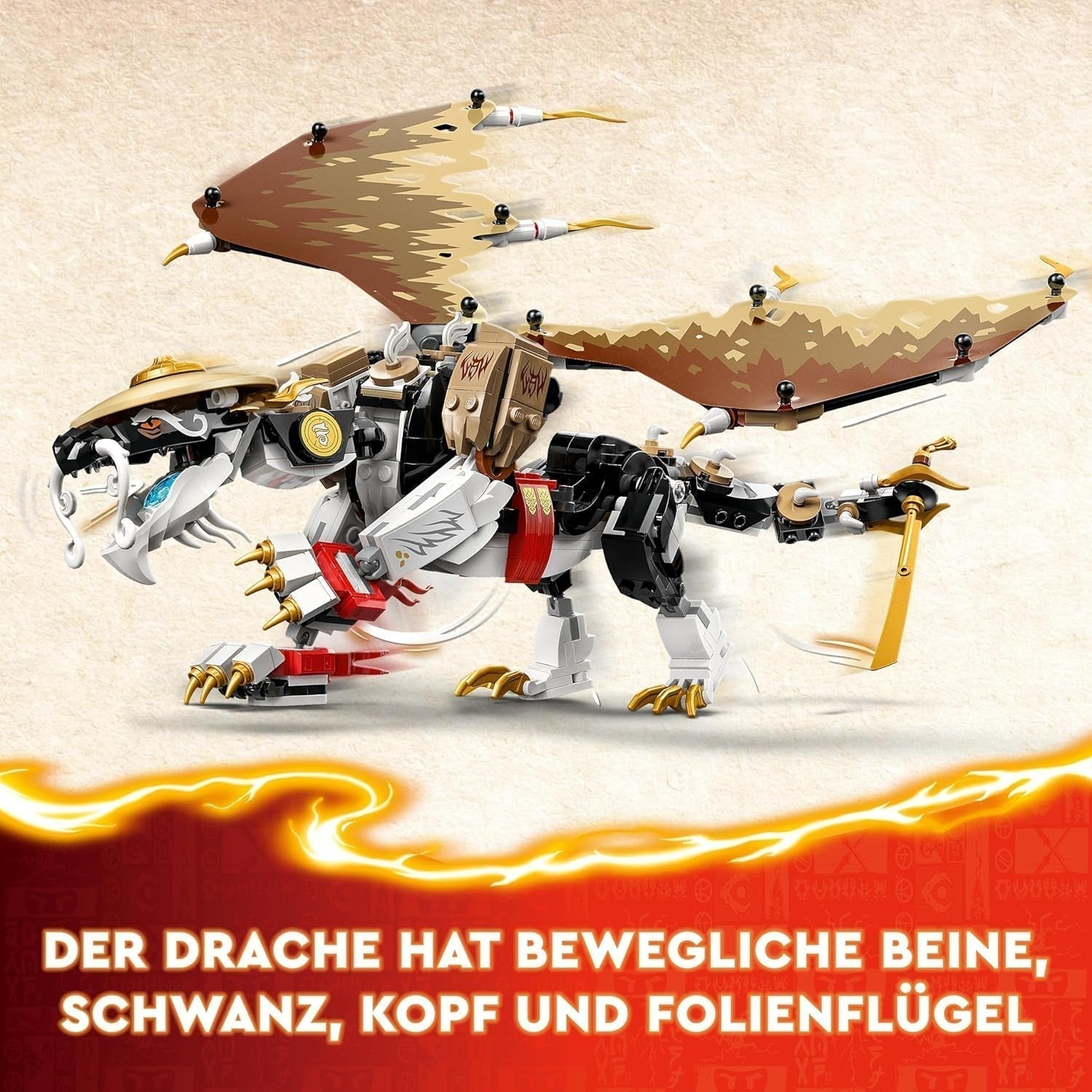 LEGO NINJAGO Egalt Maestrul Dragon, Set Ninja cu jucărie Dragon și 5 figuri, inclusiv Lloyd și NYA, Maestrul Dragon, cadou pentru băieți și fete de la 8 ani 71809 Seturi de constructie Besuche den LEGO-Store