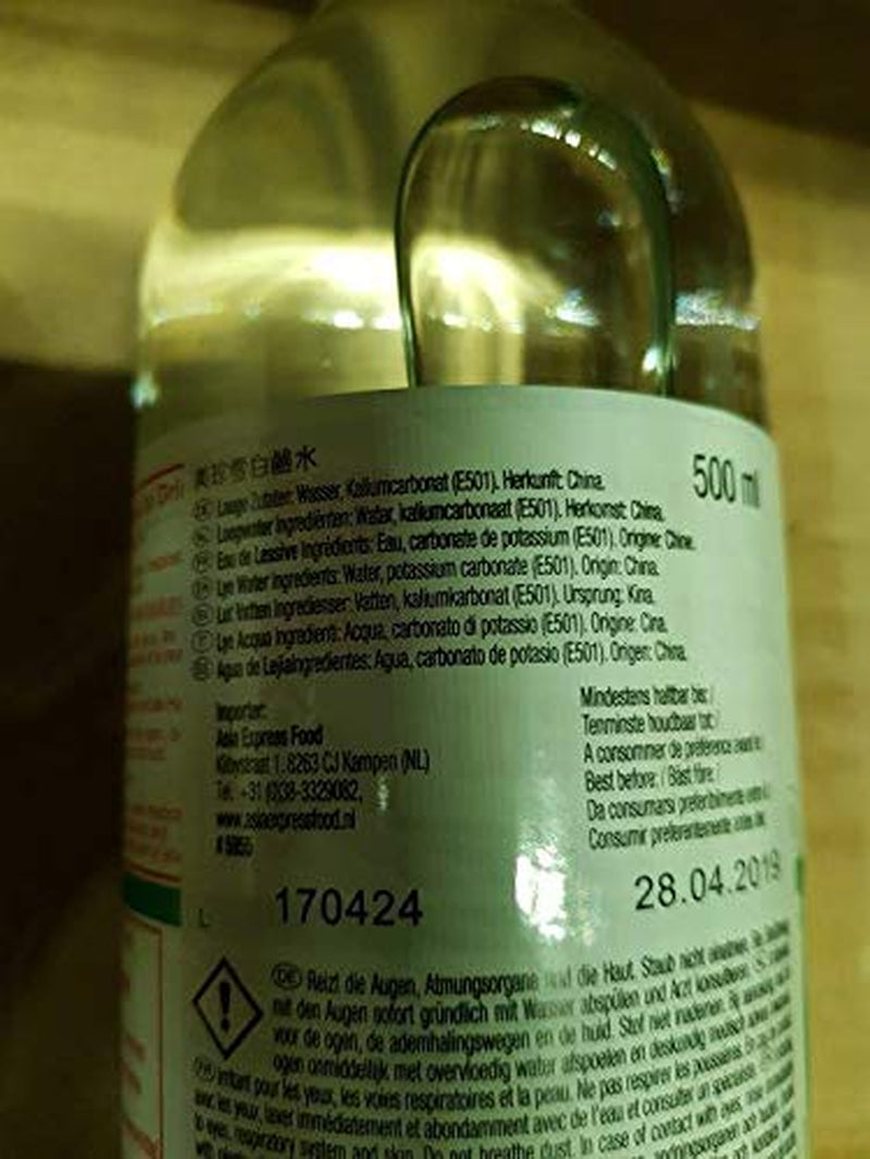 - Soluție de carbonat de potasiu (1 x 500 ml)