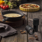 Microplane Spice Grinder negru pentru nucșoară, scorțișoară, boabe Tonka, piper lung și alte condimente uscate Rasnite si Feliatoare Naty Shop