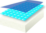 Kine Travel 169803 Pernă de gât cu gel, pernă de călătorie ergonomică, aprobată de fizioterapeut, negru și albastru Perne calatorie Naty Shop