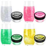 Sclipici comestibil pentru băuturi - Set de colorant alimentar pudră Fidton cu 2 culori, Sclipici comestibil pentru prăjituri, Fondant auriu, Gogoașă, Sclipici comestibil pentru băuturi, Cocktail, Aur și argintiu comestibil - 5 g