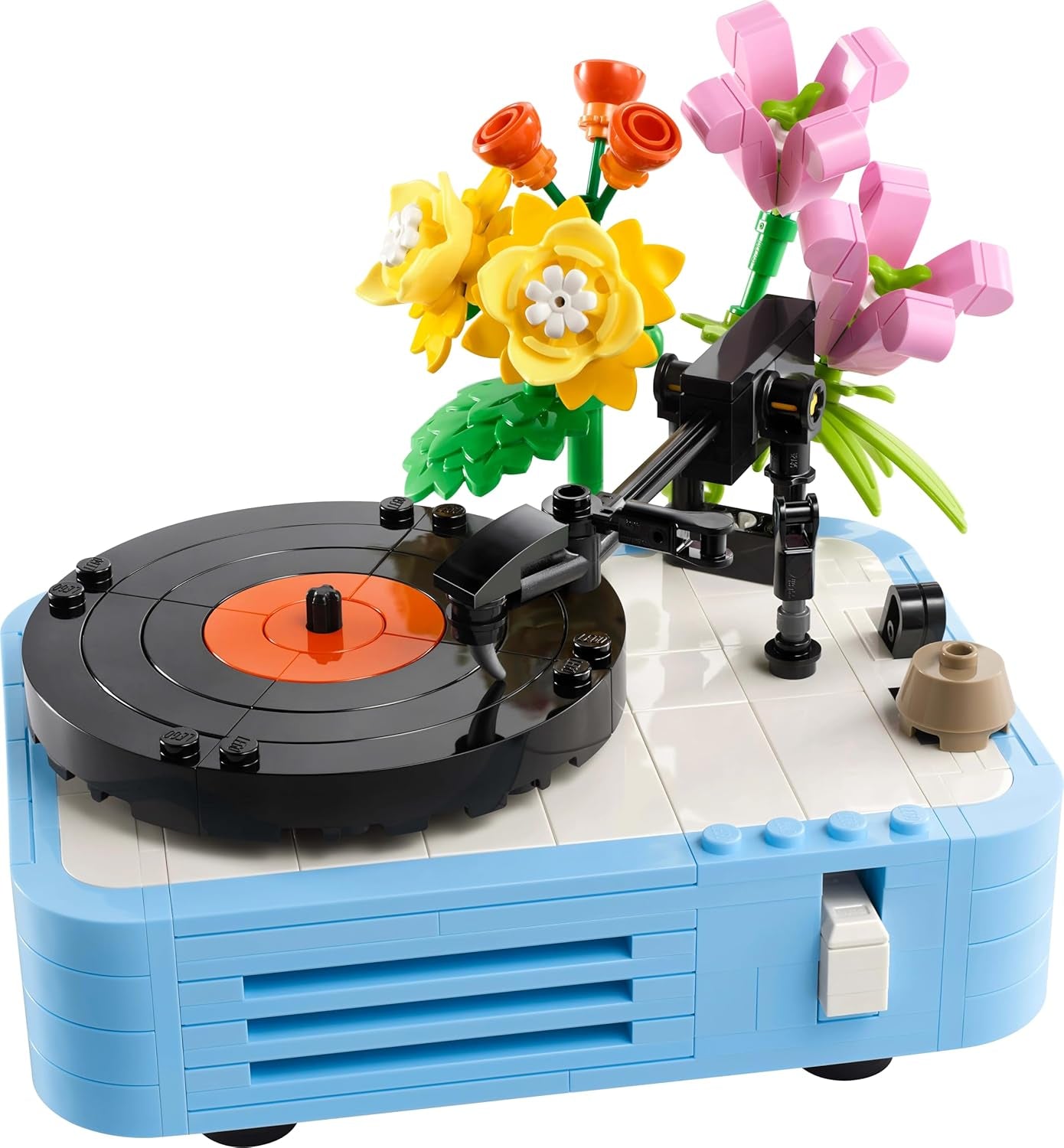 Cititor de discuri LEGO Creator 3In1 cu flori - jucărie convertibilă în radio sau microfon - jucării muzicale pentru copii - idee de cadou creativă pentru fete și băieți de la 8 ani 31172 Seturi de constructie Besuche den LEGO-Store