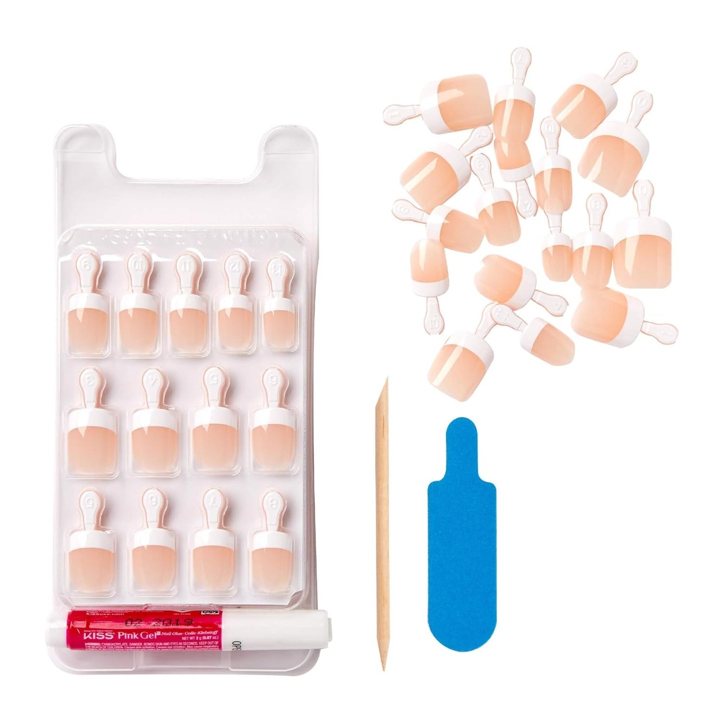 Kit de vopsea acrilică KISS Salon FN