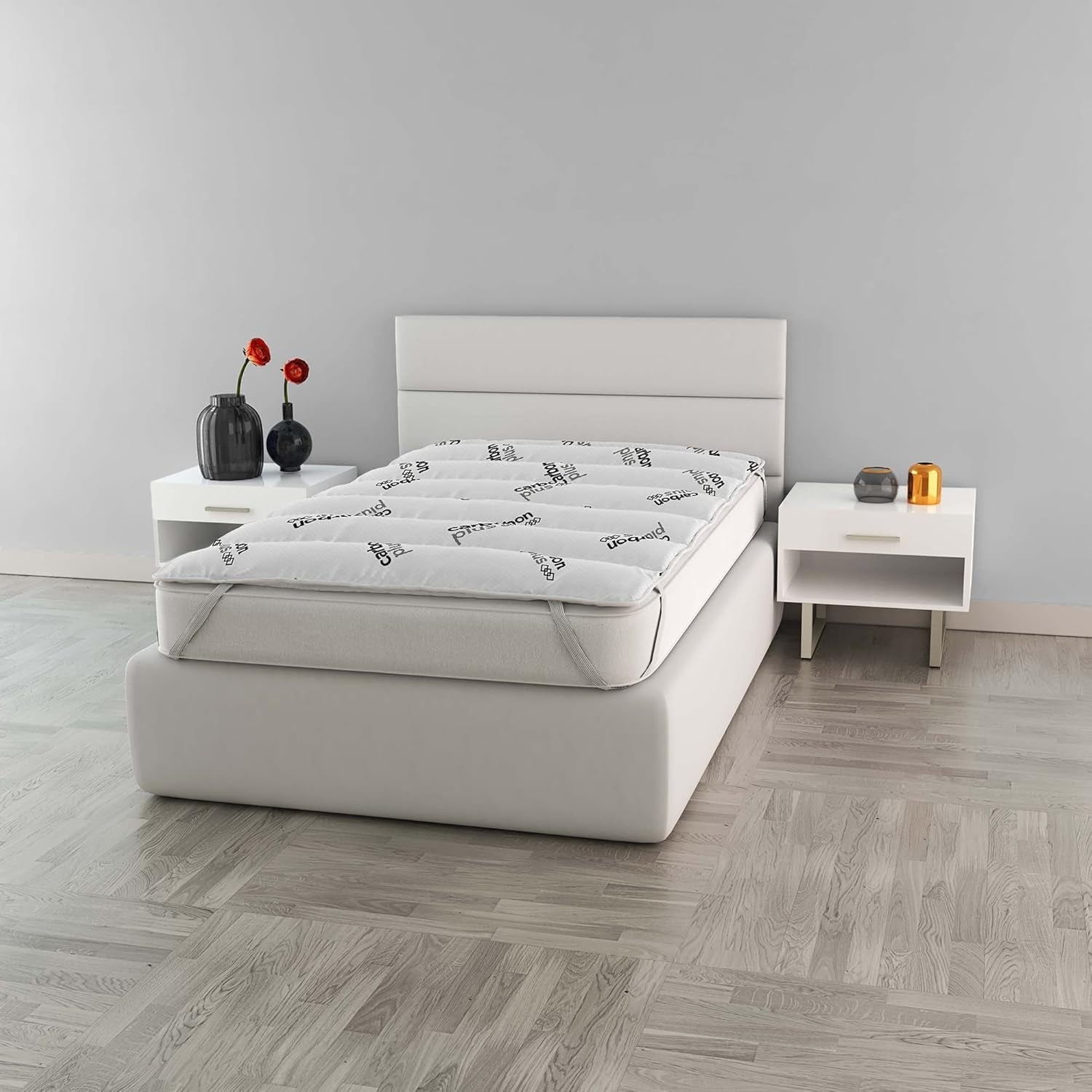 MB Home Italia, Topper, Thermocontrol, Double 160X195 Cm Plapumi si pilote Naty Shop Mic dublu 120X195 Cm Cărbune