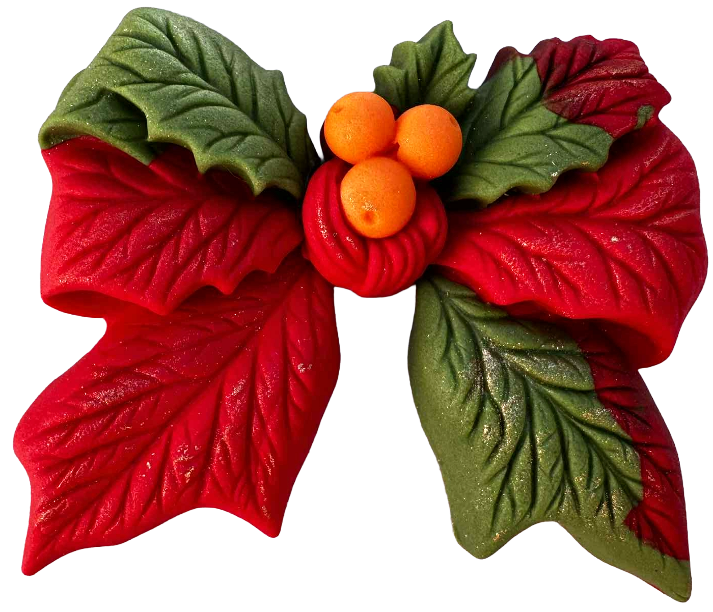 Decoratiune Comestibila Floarea Craciunului - Dulce, Festiva, Ideala Pentru Decorarea Craciunului