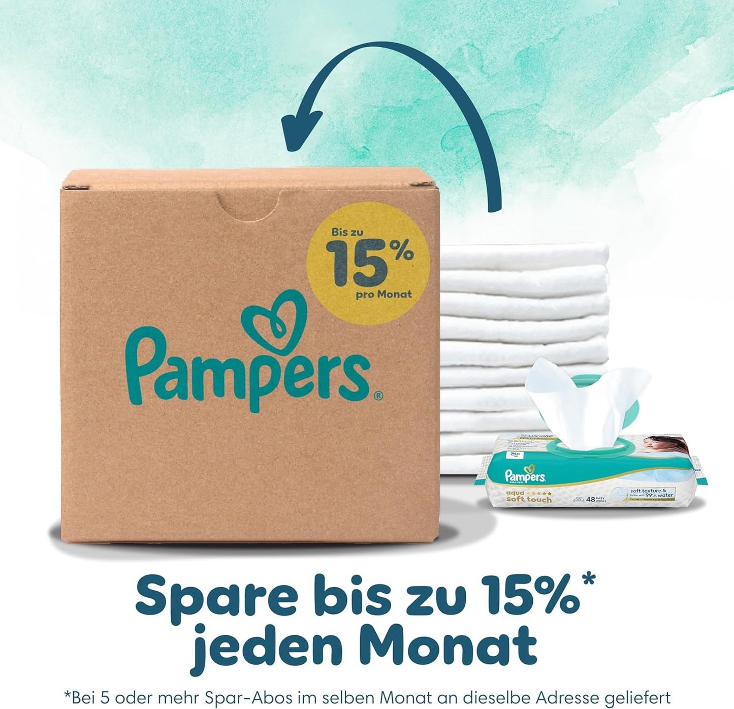 Scutece Pampers Harmony mărimea 1, 180 scutece, 2kg-5kg, protecție delicată a pielii cu protecție 100% Pampers