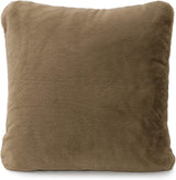 Gözze - Husă de pernă confortabilă, Merino Feeling, 50X50 Cm - Verde închis Paturi si Cuverturi Besuche den GÃ¶zze-Store Taupe