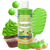 Lebensmittelfarbe Gel - Fidton 12 Farben Hochkonzentrierte Lebensmittelfarben, Food Coloring Set Für Lebensmittel Farben, Fondant, Essbare Tortendeko, Eier Färben, Backen, Glasur, Makronen - 6 Ml Naty Shop 160 Ml (1Er Pack) Grasgrün