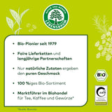 Lebensbaum Schwarzer Pfeffer, fruchtig scharfer Genuss, Bio-Pfeffer für Sossen, Beilagen aller Art, Ofengemüse & Fleisch, ganz, 50 g