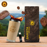 Ormado Coffee House, Capsule de cafea, boabe de cafea Kenya brevetate – amestec Arabica și Robusta, boabe de cafea întregi pentru aparate de cafea complet automate, boabe prăjite, cafea cu corp plin 1 kg, complet automată