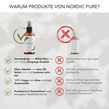 Tratament pentru păr cu extract de busuioc de la Nordic Pure | Pentru îngrijirea părului subțire, uscat și fragil | Poate preveni căderea părului | 100ml Ingrijirea parului Naty Shop