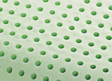 Pernă ortopedică de susținere a gâtului - Aloe organică - Pernă viscoelastică Aloe Vera 14 cm înălțime 100% bumbac acoperire Visco pernă - Pernă cu spumă de memorie - Made in Italy Perne standard Naty Shop