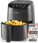 COSORI Hot Air Fryer Airfryer, 12-In-1 Air Fryer XXL 6.2L, Hot Air Fryer cu fereastră de vizualizare și memento de agitare, 80 de rețete Electrocasnice Naty Shop Negru deschis 2L Mini