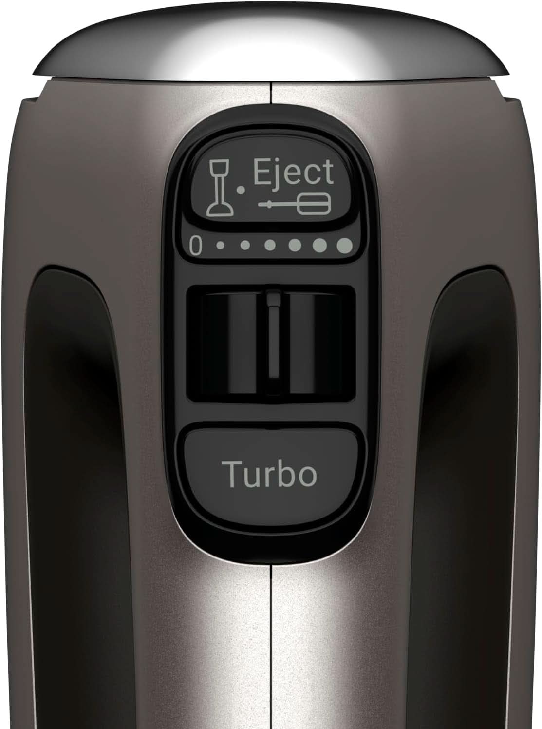 Tefal HT650E Power Mix Silence Handmixer | 600 Watt | Variabler Geschwindigkeitsregler | Turbo- Und Auswurf-Funktion | Extrem Leiser Motor | Inkl. 2 Rührbesen Und 2 Knethaken | Grau Bucatarie Naty Shop