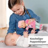 BABY born for babies Fee, păpușă cu corp moale și buzunare pentru degete în brațe, marionetă de mână înaltă de 26 cm, 834695 Zapf Creation