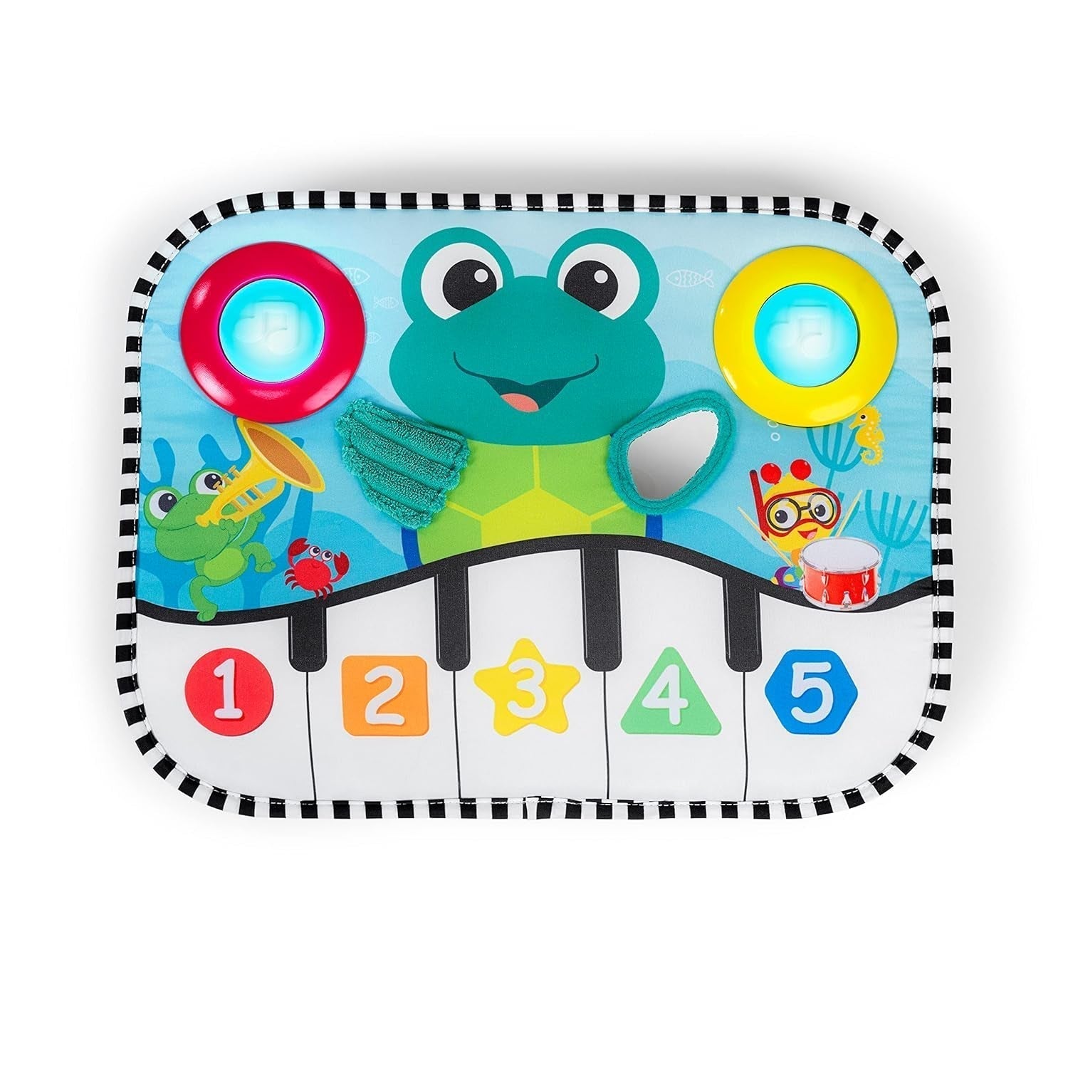 Baby Einstein Earl the Elephant Bluetooth Sound Machine, sistem de muzică + lumină de noapte, de la bebeluș la copil mic Jucarii Bebe Naty Shop Jucărie pentru pătuț Neptun