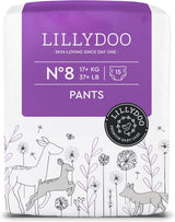 Pantaloni LILLYDOO prietenoși cu pielea, mărimea 5 (12-17 kg), cutie lunară (105 bucăți)