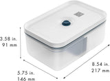 Zwilling Fresh & Save set de cutii de prânz cu vid / depozitare în frigider, 3 buc, plastic, semi-transparent, La Mer Cutii depozitare alimente Naty Shop
