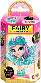 CRAZE Fairy in My Pocket | Păpușă zână cu aripi, jucărie zână de colecționat cu efecte speciale precum sclipici, strălucire în întuneric și schimbare de culoare Papusi Naty Shop