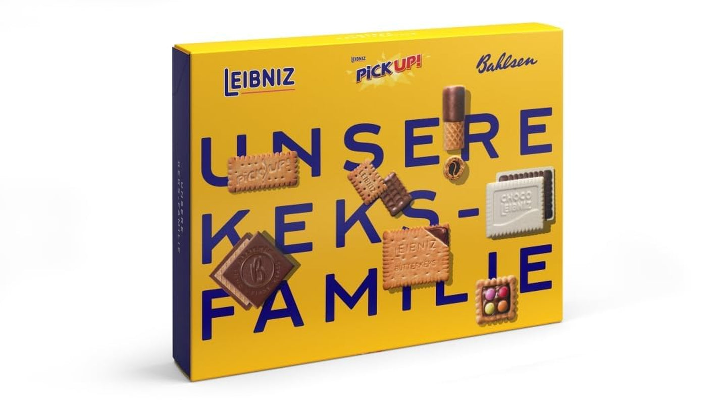 Bahlsen Familia Noastră de Biscuiți, Pachet de 9, Mix pentru Biscuiți cu 7 Varietăți Crocante de Biscuiți cu Ciocolată (9 x 280 g)