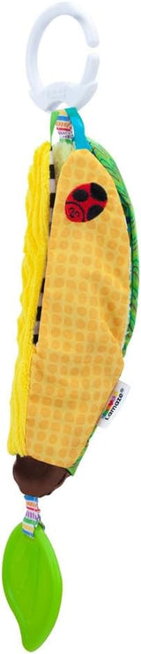 LAMAZE Bea the Banana, Clip pe cărucior și cărucior Jucărie pentru nou-născut, jucărie senzorială pentru bebeluși cu culori și sunete, jucărie de dezvoltare pentru băieți și fete cu vârsta cuprinsă între 0 și 24 de luni, galben Jucarii Bebe Naty Shop