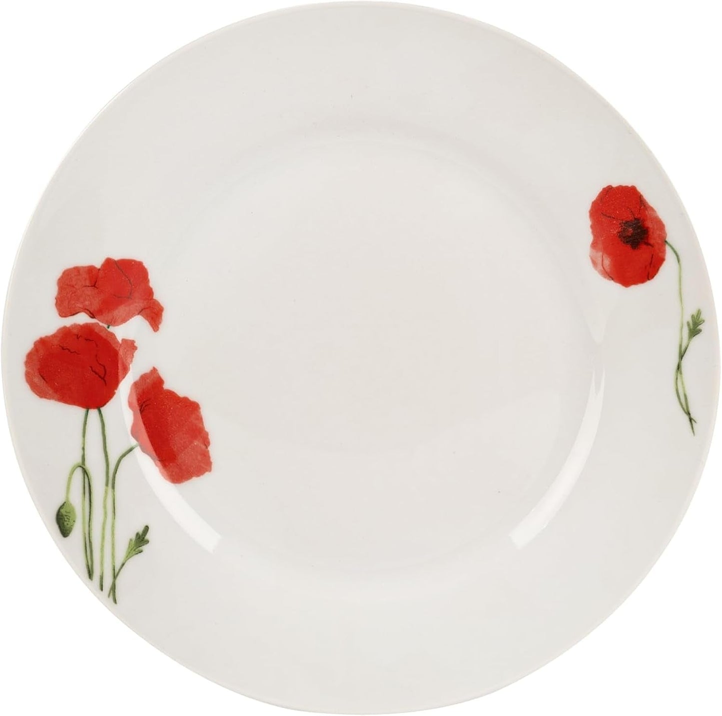 Set de veselă pentru 6 persoane - 18 piese - Set de farfurii din porțelan - Set de veselă albă - Set de bol și farfurie - Veselă modernă - Farfurii - Serviciu de masă - Set de veselă pentru 6 persoane