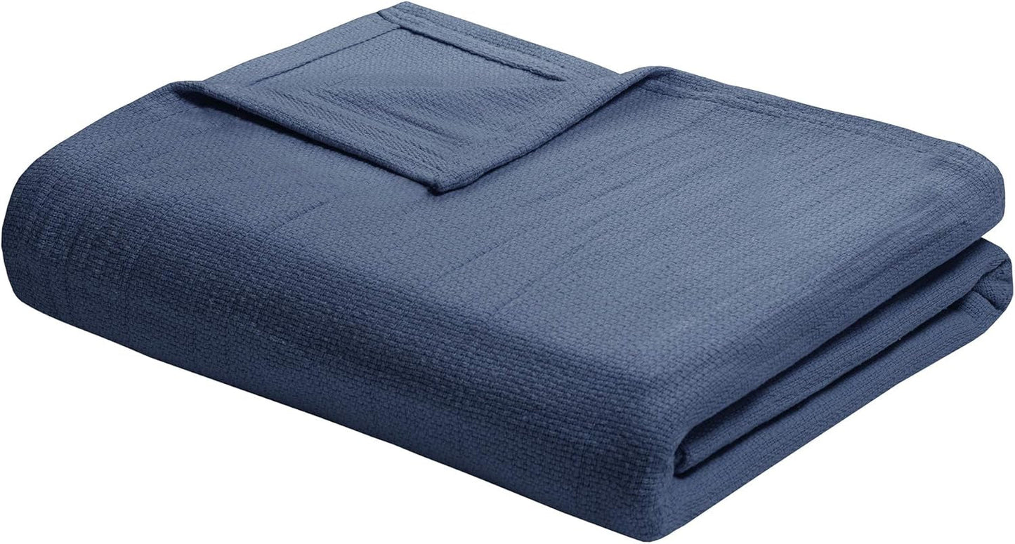 Madison Park Freshspun Wicker Pătură de bumbac Twin Grey Paturi si Cuverturi Madison Park Marină Geamăn