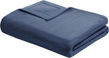 Madison Park Freshspun Wicker Pătură de bumbac Twin Grey Paturi si Cuverturi Madison Park Marină Geamăn