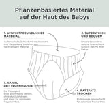 Scutece Kit & Kin Premium Eco, mărimea 4 (9-16 kg), 132 scutece, pe bază de plante și hipoalergenice, protecție fiabilă împotriva scurgerilor, vegane și fără cruzime