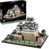 Castelul LEGO Architecture Himeji, Kit model pentru adulți, Colecția Landmark, Set pentru fanii grădinăritului creativ și ai culturii japoneze, cu copac cu flori de cireș, cadou pentru el și ea 21060 Seturi de constructie Besuche den LEGO-Store Singur