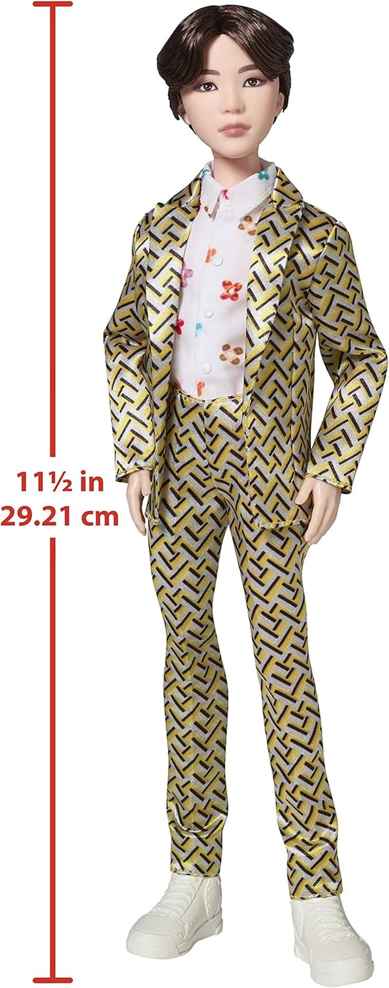 Mattel GKC92 - BTS Idol Suga Figurină, Jucărie de Colecție K-Pop Merch, Multicolor