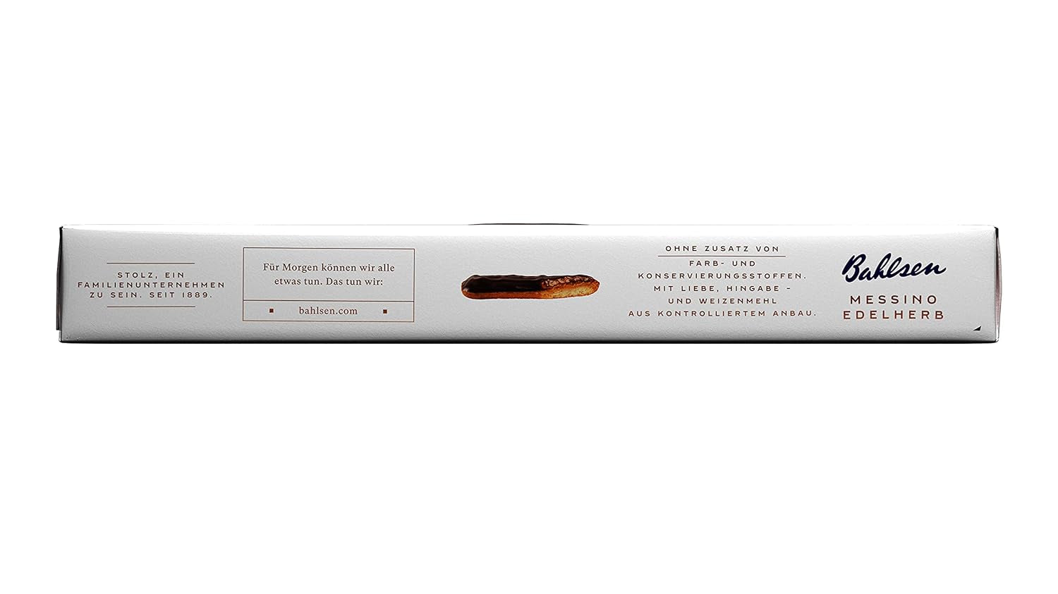 Bahlsen Messino Edelherb - Pachet de 4 - Aluat pufos cu umplutură de portocale și ciocolată Edelherb (1 x 125 g)