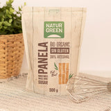 - Organic Crystallised Panel, Pure Sugar, Ecological Sweetener, Natural Sugarcane Juice - 500G, Pack of 12 Indulcitori Naty Shop