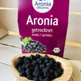 Aronia ORIGINAL, Fructe de aronia deshidratate, fără conservanți, fără zahăr adăugat, 500 grame Produse deshidratate Naty Shop