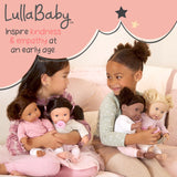 LullaBaby – Cădiță de baie pentru păpuși – Set de baie – Jucărie de baie – Accesorii pentru păpuși – Jocuri realiste cu apă – Copii 2 ani +