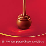 Prezentare de blat Lindor cu ciocolată | 1718 g și batoane de ciocolată cu marțipan | 25 batoane x 50 g într-un prezentare de blat | 1250 g | Marțipan pur acoperit cu ciocolată neagră | Batoane de ciocolată