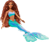 Păpușa Mattel Disney Ariel - Mica Sirenă, inspirată de filmul Mica Sirenă, jucărie sirenă, poziționabilă, cadouri Disney, jucărie pentru vârste de 3 ani și peste, HLX08