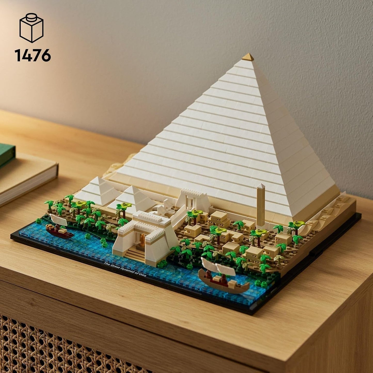 LEGO 21058 Arhitectură Piramida lui Keops Set de construcție pentru artizanat ca hobby creativ, idee de cadou pentru adulți, bărbați, femei, mamă, tată, activitate creativă, colecție de repere faimoase Seturi de constructie Besuche den LEGO-Store