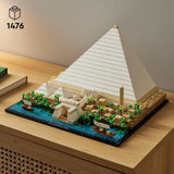 LEGO 21058 Arhitectură Piramida lui Keops Set de construcție pentru artizanat ca hobby creativ, idee de cadou pentru adulți, bărbați, femei, mamă, tată, activitate creativă, colecție de repere faimoase Seturi de constructie Besuche den LEGO-Store