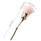 Nail Art Staubpinsel Für Maniküre Rose Kopfbürste,Nagel Kunst Staub Entferner Pinsel,Make-Up-Pinsel Weich,Zubehör Nagel Werkzeuge