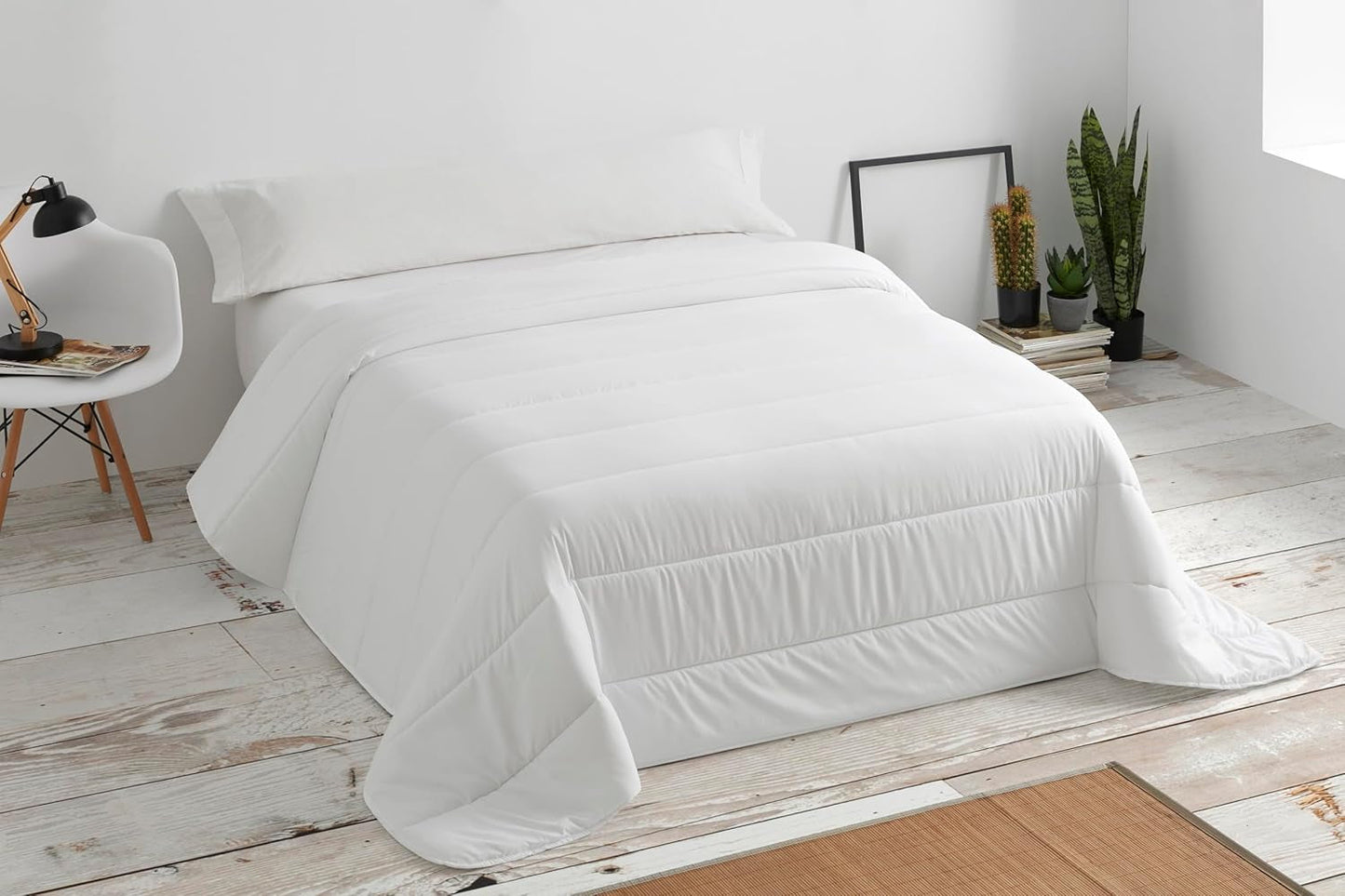 Degrees Home - 4 Estaciones - Plapumă nordică, 180 Cm, 2 plapume. Iarna: Fibre 270 G/M2; Vara 170 Gr/M2-260X240 Cm Plapumi si pilote Naty Shop