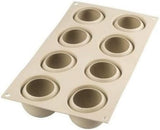 Silikomart, Formă pentru prăjiturele Tartufo de silicon, 8 Monoportii, Ø 62 H 52 mm Bucatarie Naty Shop
