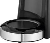 Espressor WMF Bueno cu carafă de sticlă, cafea filtrată, 10 cești, buton pornire/oprire, sistem anti-picurare, filtru oscilant, oprire automată, placă de încălzire, 1000W
